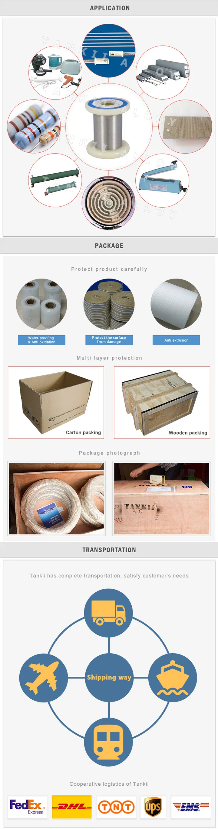 TK 1 工業用低温環境のためのFe-Cr-Al合金線棒 2