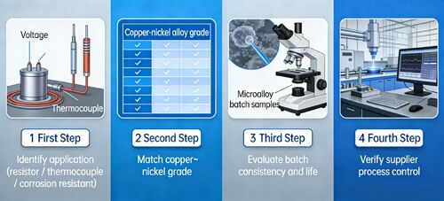 Latest company news about 銅ニッケル合金（クプロニッケル線）調達のプロフェッショナルガイド